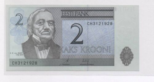 Банкнота 2 кроны 2006 года, Эстония (UNC)