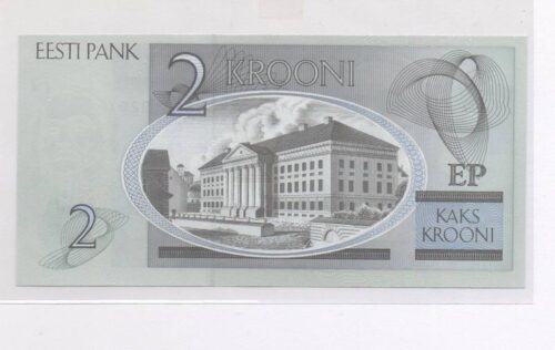 Банкнота 2 кроны 2006 года, Эстония (UNC) — изображение 2
