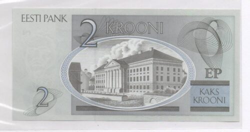 Банкнота 2 кроны 2007 года, Эстония (UNC) — изображение 2