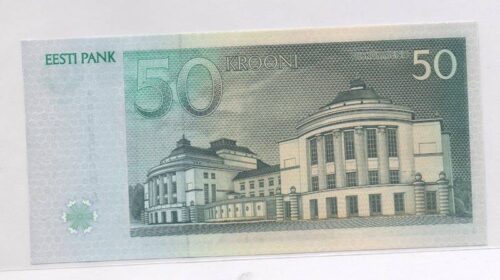 Банкнота 50 крон 1994 года, Эстония (UNC) — изображение 2