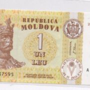 Банкнота 1 лей 2005 года, Молдова (UNC)