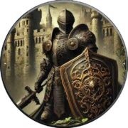 Рыцари чести: Защитник Короны (Defender of the Crown) - США - 2024 - 1 доллар - серебряная монета (ТИРАЖ 300 ШТУК)