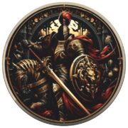 Рыцари чести: Лев войны (Lion of War) - Канада - 2024 - 5 долларов - серебряная монета (ТИРАЖ 300 ШТУК)
