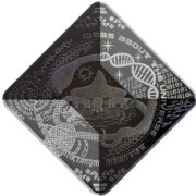 Индийский взгляд (UNDILIK TANYM), Казахстан, 2000 тенге - серебряная монета с танталом